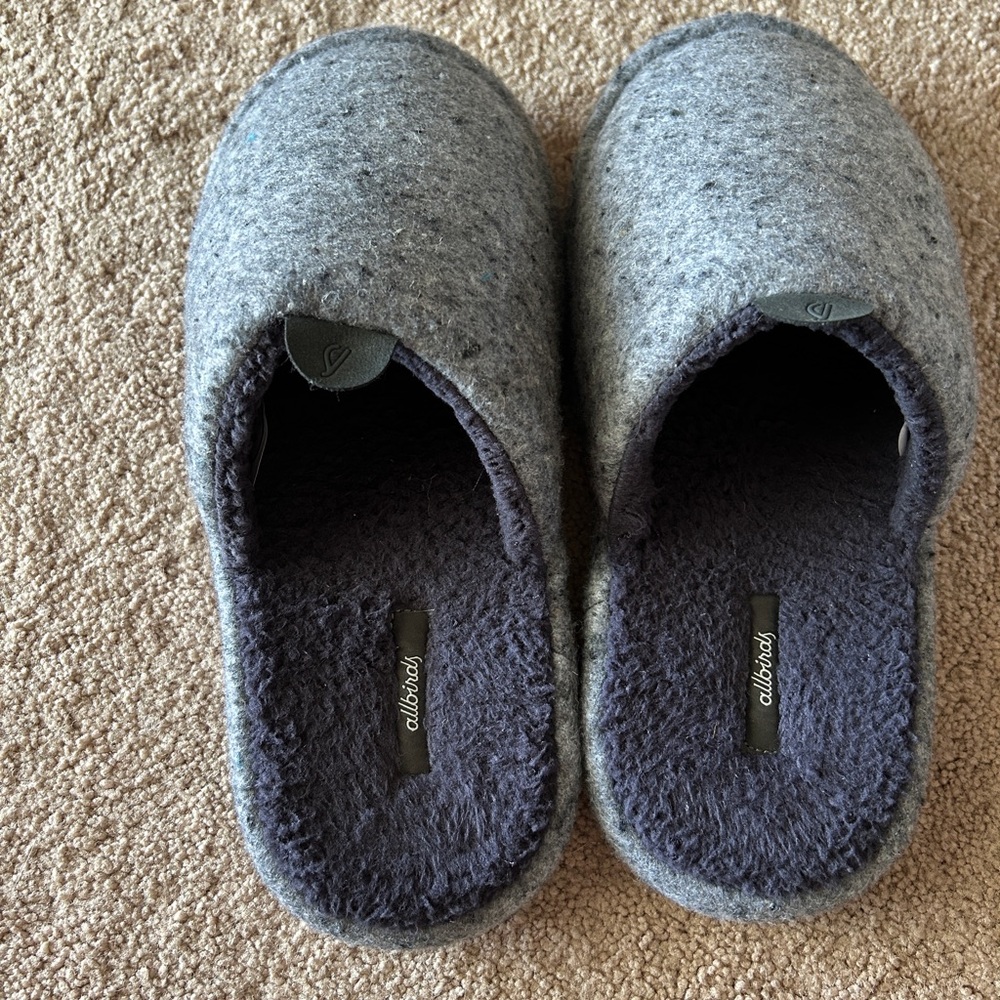 Allbirds Dark Gray Wool Slip-Ons